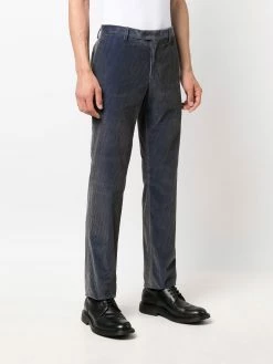 ETRO pantalon droit en velours côtelé