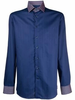 ETRO chemise à bords rayés