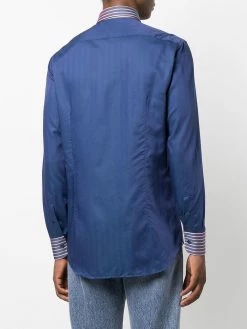 ETRO chemise à bords rayés