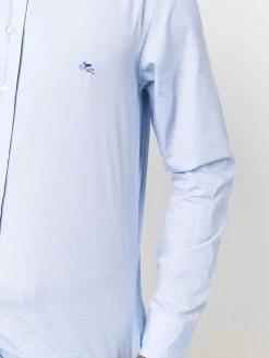ETRO chemise à logo brodé