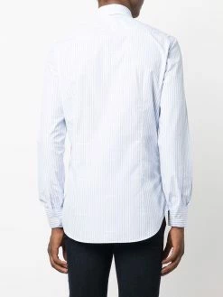 ETRO chemise rayée à logo brodé
