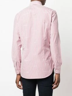 ETRO chemise rayée à logo brodé
