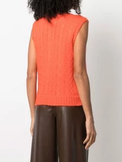 ETRO débardeur en maille torsadée