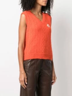 ETRO débardeur en maille torsadée