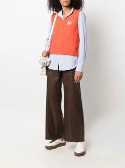 ETRO débardeur en maille torsadée