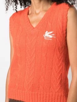 ETRO débardeur en maille torsadée