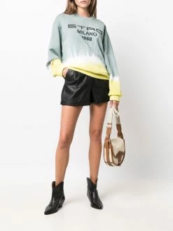 ETRO sweat tie-dye à logo imprimé