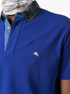 ETRO polo à logo brodé