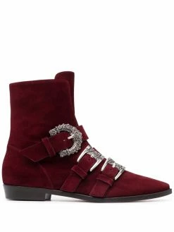 ETRO bottines en daim à boucles