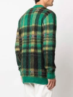 ETRO cardigan à motif tartan