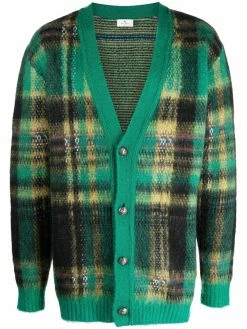 ETRO cardigan à motif tartan