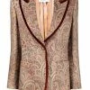 ETRO blazer à imprimé cachemire