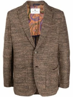ETRO blazer à simple boutonnage