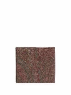 ETRO portefeuille zippé à motif cachemire