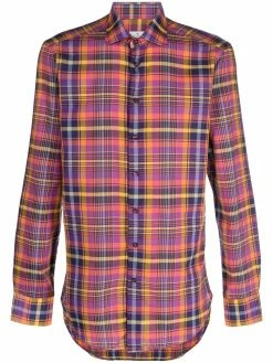 ETRO chemise à motif tartan