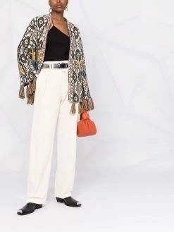 ETRO cardigan à franges