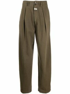 ETRO pantalon taille-haute à plis