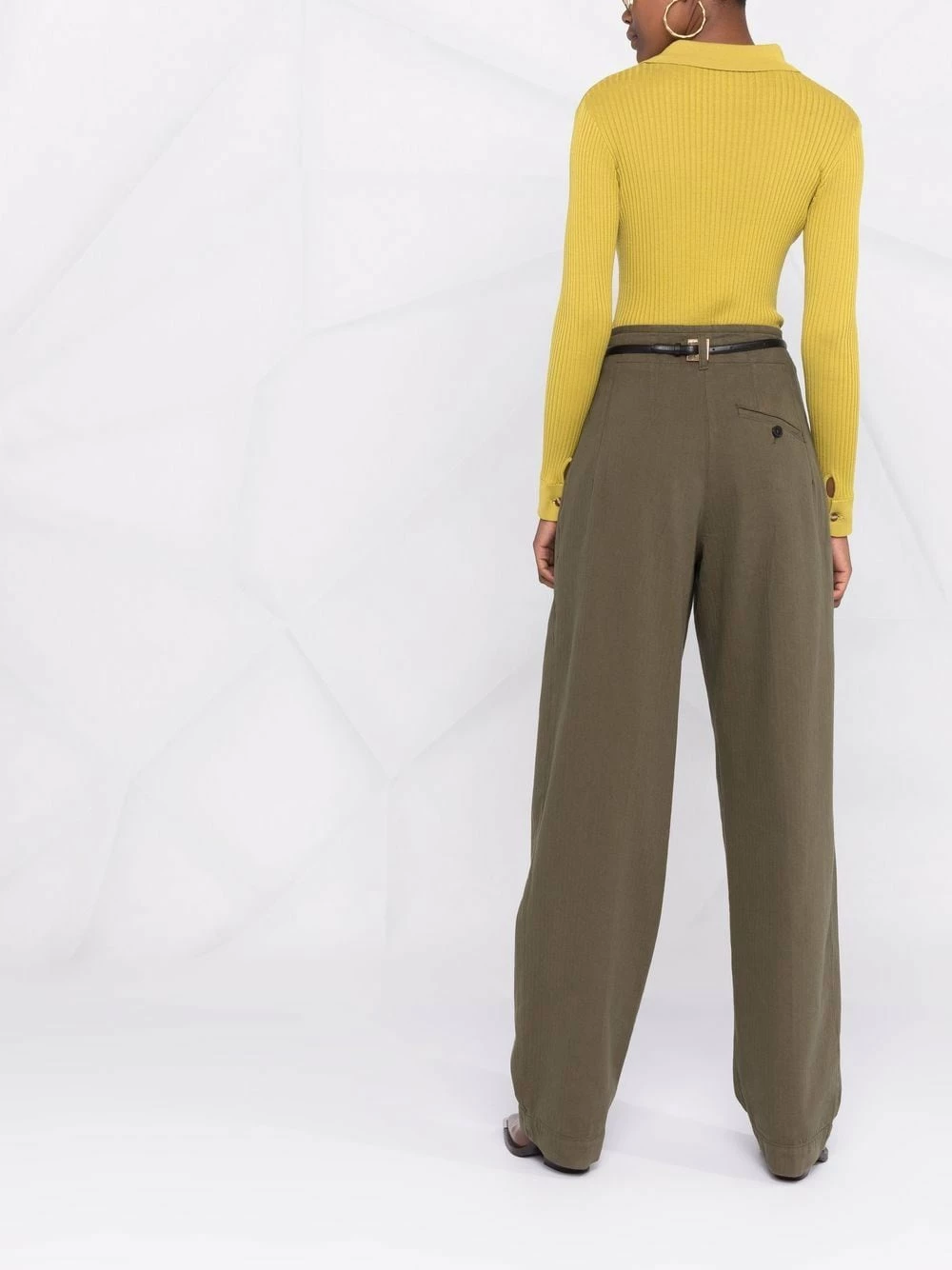 ETRO Authentique 100% Pantalon taille haute à plis pantalons taille haute femme 6 ETRO pantalon taille-haute à plis