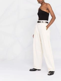 ETRO pantalon taille-haute à plis