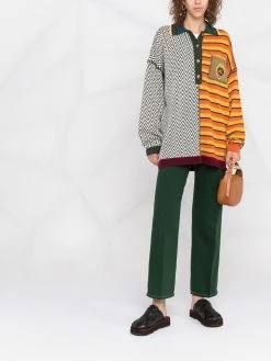 ETRO polo à mélange d'imprimés