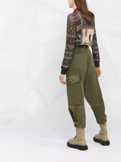 ETRO pull en maille intarsia