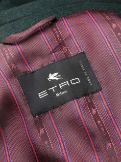 ETRO manteau à simple boutonnage