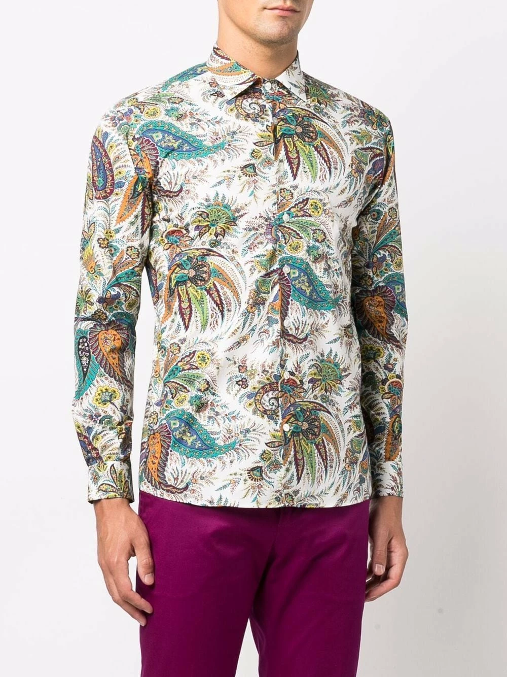 Soldes ETRO Chemise boutonnée à imprimé cachemire chemises homme 3 ETRO chemise boutonnée à imprimé cachemire