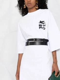 ETRO robe à logo imprimé