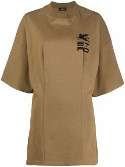 ETRO robe à logo imprimé