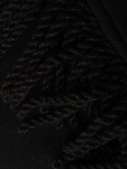 ETRO manteau frangé à broderies