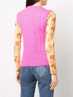 ETRO débardeur en maille torsadée