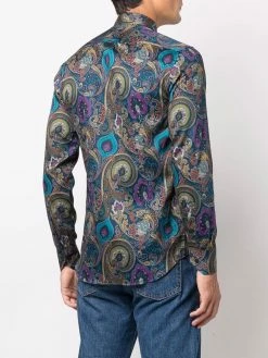 ETRO chemise à imprimé cachemire
