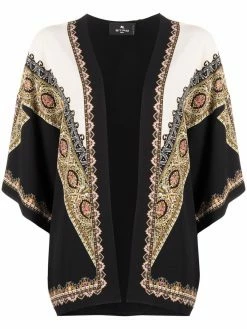 ETRO veste-cape à motif cachemire