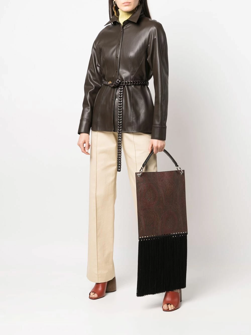 ETRO Meilleur Prix Garanti Sac porté épaule à motif cachemire sacs porté épaule femme 2 ETRO sac porté épaule à motif cachemire