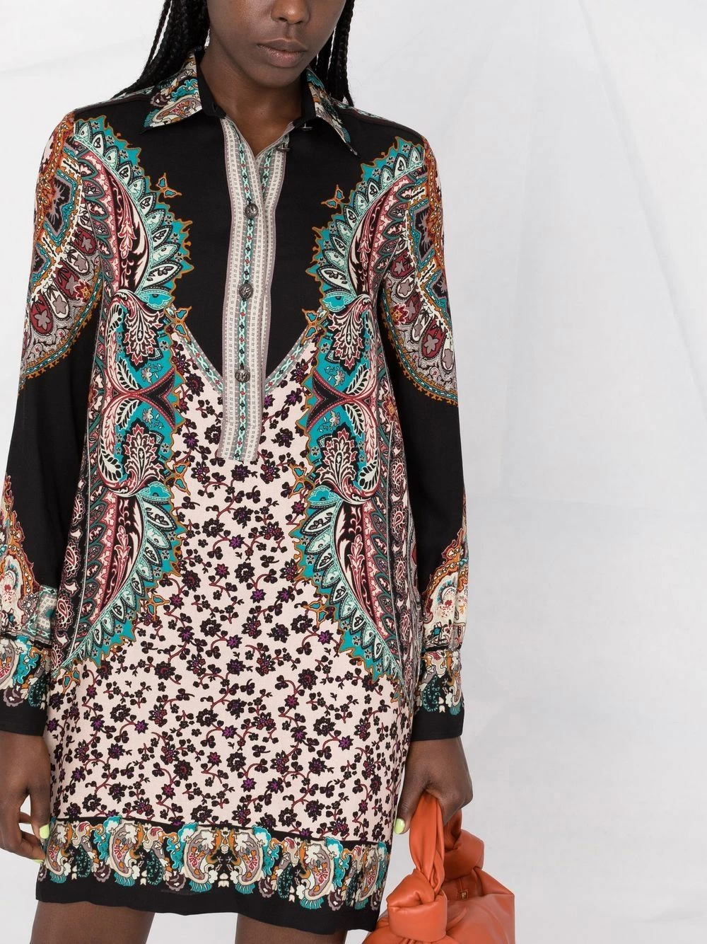 Prix Sympa ETRO Robe chemise à motif abstrait robes de jour femme 5 ETRO robe-chemise à motif abstrait