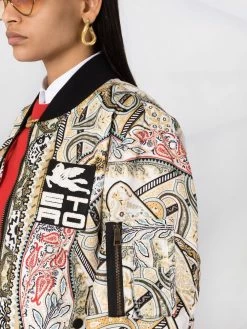 ETRO veste bomber zippée à design réversible