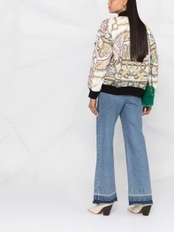 ETRO veste bomber zippée à design réversible