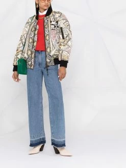 ETRO veste bomber zippée à design réversible