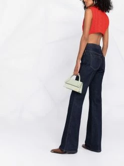 ETRO débardeur crop en maille torsadée