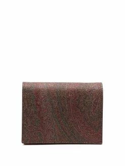 ETRO portefeuille pliant à motif cachemire
