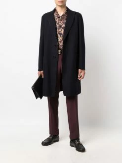 ETRO manteau réversible à simple boutonnage