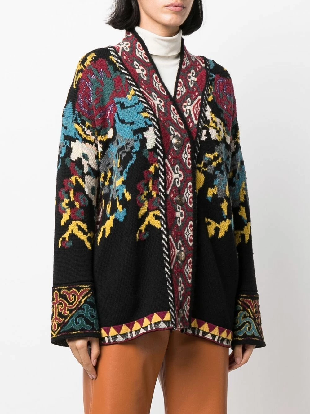 ETRO Produit de première qualité Cardigan à motif en jacquard cardigans femme 3 ETRO cardigan à motif en jacquard