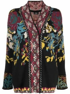 ETRO cardigan à motif en jacquard