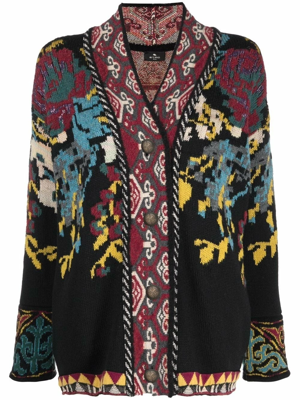 ETRO Produit de première qualité Cardigan à motif en jacquard cardigans femme 1 ETRO cardigan à motif en jacquard