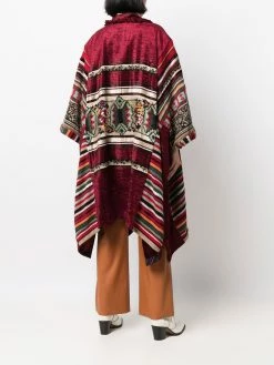 ETRO cardigan long à motifs multiples