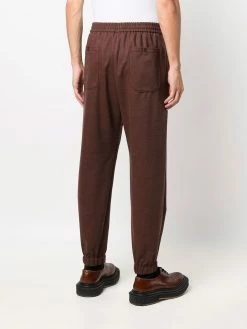 ETRO pantalon de costume à taille élastiquée