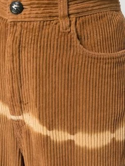 ETRO pantalon droit en velours côtelé