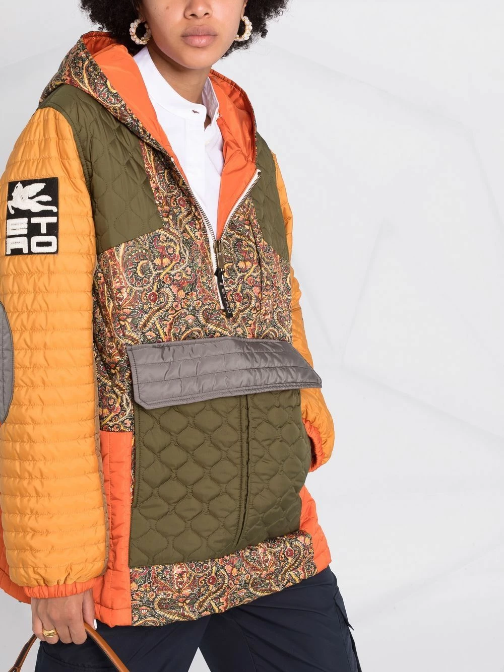 ETRO Prix Compétitif Sweat matelassé à design patchwork sweats femme 3 ETRO sweat matelassé à design patchwork