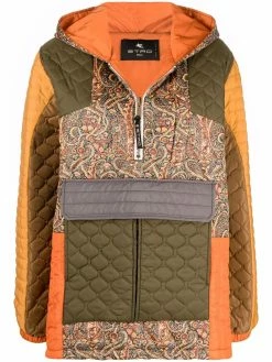 ETRO sweat matelassé à design patchwork