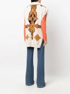 Excellente qualité ETRO Débardeur frangé en maille intarsia hauts en maille femme 8 ETRO débardeur frangé en maille intarsia